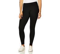 Danskin Leggings de Yoga para Mujer, Negro Vivo, X-Large