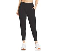 Danskin Slim Tapered Joggers Pantalones Informales, Negro Intenso, M para Mujer