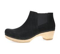 Dansko Chelsea - Botines tipo zuecos para mujer con doble orificio para un fácil uso y plantillas acolchadas con retorno de energía, Negro -, 11.5-12