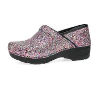 Dansko Zuecos XP 2.0 - Calzado ligero antideslizante para mayor comodidad y apoyo, ideal para profesionales de larga duración, enfermería, profesionales de la salud, Brillantina para fiestas, 12.5-13