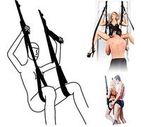DanTanes Kit de Columpio Carmen para Interior Colgante en la Puerta Juguete Giratorio para Columpio de Puerta de Yoga Bondage