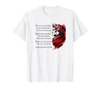 Dante Alighieri, Canto III Inferno, Las Puertas del Infierno Camiseta