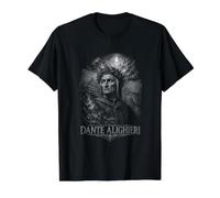 Dante Alighieri Inferno Comedia Poeta Camiseta gráfica económica, Hombre, Negro, S