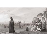 Dante. Impresión del siglo XVIII de Jules Gabriel Levasseur de la pintura de Jean-L sobre G r me. Dante Alighieri c.1265 - 1321. Poeta y filósofo italiano autor de la Divina Comedia. Póster impreso de