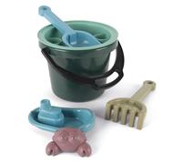 Dantoy Azul Marine Eimer-Set Rastrillo de Pala Tamiz Sand-Spielzeug Cajón Toys