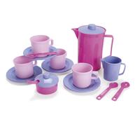 Dantoy Coffee Set For 4, Role Play Tea Party with 17 Pieces Pr (Importación USA)