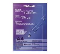 Danubio 1923950pl de 23 Azul Papel/durchsch Papel de calco con capa de cera color, A4, 50 hojas, color violeta