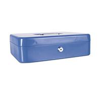 Danubio 5234001pl de 10 Cajas con Llave Dinero láser, extra grande, 300 x 90 x 240 mm, color azul