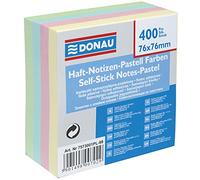 Danubio 7573001pl de 99 Notas Adhesivas, 76 x 76 mm, 1 x 400 hojas, pastel