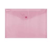 Danubio 8544001pl de 04 para documentos/ - Carpeta (con botón de presión, PP, A4, 180μm, Rojo