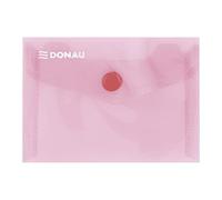 Danubio 8550001pl de 04 para documentos/ - Carpeta (con botón de presión, PP, A7, 180μm, Rojo