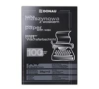 Danubio de carbón 01 1922100pl Papel con capa de cera color, A4, 100 hojas, color negro