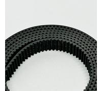 Danveey para Impresora 3D Correa de distribución Abierta Negra HTD3M Ancho 9/10/12/15/20/25/30 mm Acero de Poliuretano PU HTD3M Correa síncrona, para Impresora 3D(10meter,25mm)