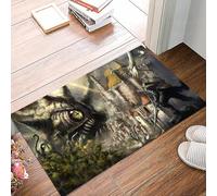 danxceh Alfombra Bañera Antideslizante,Alfombrilla Baño,Alfombra Ducha,Tapete Casa De Baño Absorbente,Un Enorme Monstruo cíclope con tentáculos en Cuyo Extremo Hay numerosos,40x60cm