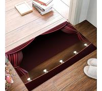 danxceh Alfombra Bañera Antideslizante,Alfombrilla Baño,Alfombra Ducha,Tapete Casa De Baño Absorbente,Escenario Iluminado con música de Fondo, Concepto de Comedia o Artes es,40x60cm