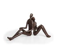 Danya B. Escultura romántica de bronce fundido, decoración contemporánea para el hogar para cualquier habitación u oficina, regalo único para cumpleaños, boda, aniversario, día de San Valentín