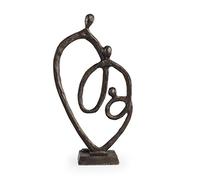 Danya B Familia de 3 corazón Anillo de Amor Escultura
