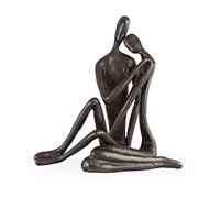 Danya B Pareja Grande Abrazando Escultura de Hierro Fundido