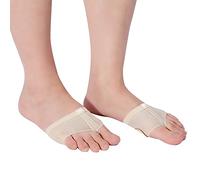 Danza Almohadillas Delantero, Protección del Ballet Cubre Pie en Bailarinas para Mujer Almohadillas plantares dedo del pie danza mujer moderna jazz almohadilla pie Dolores Pies Artritis (M)