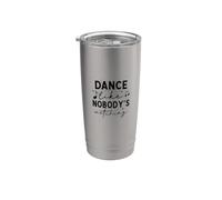 Danza como nadie está viendo cita inspiradora Vaso térmico de acero inoxidable de doble pared