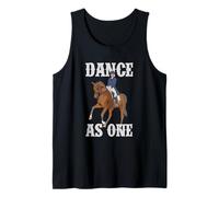 Danza como un Jinete de Doma Caballo Divertido Ecuestre Camiseta sin Mangas