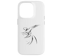 Danza Cultural Y Espiritual del Derviche Line Art Carcasa para iPhone 14 Pro