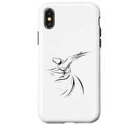 Danza Cultural Y Espiritual del Derviche Line Art Carcasa para iPhone X/XS