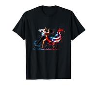 Danza de Salsa puertorriqueña Expresión Vibrante Camiseta