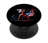 Danza de Salsa puertorriqueña Expresión Vibrante PopSockets PopGrip Adhesivo