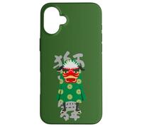 Danza del León Shishi Tradición Japonesa Vintage Arte Carcasa para iPhone 16 Plus