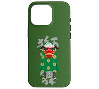 Danza del León Shishi Tradición Japonesa Vintage Arte Carcasa para iPhone 16 Pro