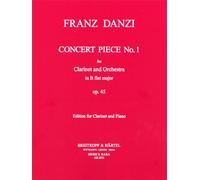 DANZI - Pieza de Concierto nº 1 en Sib Mayor Op.45 para Clarinete y Piano