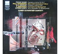 Danzi: Quintett g-moll op. 56 Nr. 2 / Hindemith: Kleine Kammermusik für 5 Bläser / Mozart: Fantasie f-moll KV 608 / Zemlinsky: Humoreske für Bläserquintett / Ligeti: Sechs Bagatellen für Bläserquintett [Vinyl LP] [Schallplatte]