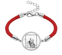 Dao Lao Tzu - Pulsera de cuerda roja de la suerte hecha a mano