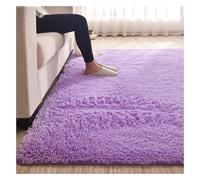 DAO-UPPSE Alfombras Peludas Súper Suaves, Dormitorio, Alfombra For El Suelo, Decoración del Hogar Que No Se Desprende, Varios Tamaños(Light Purple,120x200cm/47x79in)