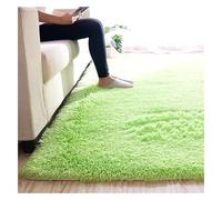 DAO-UPPSE Alfombras Suaves de Felpa esponjosa for Dormitorio, Sala de Estar, decoración del hogar Que no se desprende, Disponible en Varios tamaños(Green,200x300cm/79x118in)