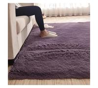 DAO-UPPSE Alfombras Suaves de Felpa esponjosa for Dormitorio, Sala de Estar, decoración del hogar Que no se desprende, Disponible en Varios tamaños(Purple,100x200cm/39x79in)