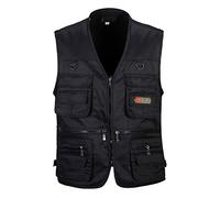 Daoba Chaqueta Chaleco De Pesca Múltiples Bolsillos De Caza De Fotografía Al Aire Libre Hombres