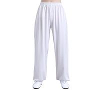 Daoba Pantalones de Tai chi Bombachos Tai chi Hombres como Mujeres Artes Marciales Hombres Yoga Fitness