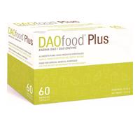 DAOfood Plus- Manejo del Déficit De DAO - Intolerancia a la histamina - Enzima DAO, Quercetina y Vitamina C - 60 Cápsulas Con Comprimidos Gastrorresistentes
