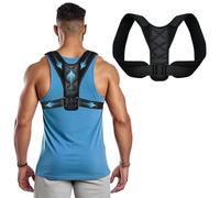 DaoGeSir Corrector Postura Espalda Hombres Mujer Ajustable Espalda Recta Corrección Almohada Faja Espalda Columna Posture Corrector Vest Back Neck Hump Corrector Pain Free Posture (Size : S)