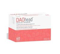 DR Healthcare - DAOhead - Enzima DAO - Vitaminas B6, B9, B12 y Cafeína - Apoyo al Equilibrio de la Histamina Alimentaria - 60 Cápsulas con Mini-comprimidos Gastrorresistentes de DAO