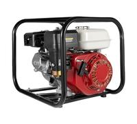 DAOHHFO Bomba de agua de gasolina, 6,5 CV, conexión de 2 pulgadas, bomba de agua sucia, 36 m³/h, bomba de estanque, motor de 4 tiempos, 210 cc, aspiración de 7 m, altura de extracción de 28 m, bomba