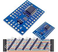 DAOKAI 2 piezas Placa de expansión IO PCF8575 Placa de módulo de expansión IO I2C a 16IO IIC I2C Módulo de protección de extensión de E/S SMBus Puertos de E/S con cable Dupont para Arduino UNO R3