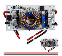 DAOKAI 250W DC-DC Módulo convertidor de refuerzo de alta potencia 10-40V a 10-50V Regulador de impulso de aumento ajustable Controlador LED de vehículo con cable 24AWG