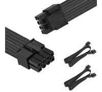 DAOKAI CPU Cable para Corsair,CPU 8 Pin Macho a CPU 8 Pin (4+4 Desmontable) Macho EPS-12V Cable Adaptador de Corriente para Placa Base(NO PCI-e - NO GPU VGA Cable)
