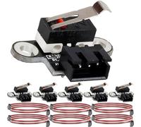DAOKAI Interruptor Final de Carrera Mecánico Tipo Vertical para Impresora 3D Accesorios para Impresora 3D Micro Interruptor Final de Carrera con Cable XH2.54 3PIN para Impresora 3D, pack de 6