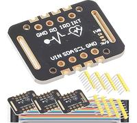 DAOKAI MAX30102 Módulo de sensor de frecuencia cardíaca Detección de pulso Tablero de detección de concentración de oxígeno en sangre con cable Compatible para Arduino para STM32, paquete de 4