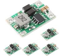 DAOKAI Mini DC Boost Module 5V 3A DC-DC Step Up Power Converter High Efficiency 3.7V Lithium Battery Boost Voltage Circuit Board for Mobile Power - 5pcs