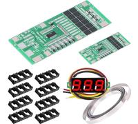 DAOKAI Tarjeta de Protección de Batería de Litio Carga Balanceada 6S 40A 24V 18650 Módulo Cargador PCB Tarjeta BMS Sobrecarga/sobredescarga/protección contra cortocircuito,para Li ion Cell- 2PCS